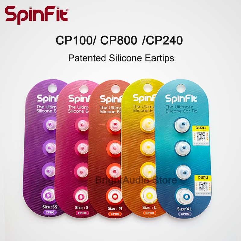 SpinFit ̾ ̾  Ǹ ̽, FiiO DUNU KZ Hidizs  ̾, CP100, CP800, CP240